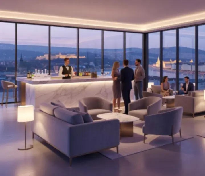Danube Sky Lounge panorámás rendezvényhelyszín Budapest felett